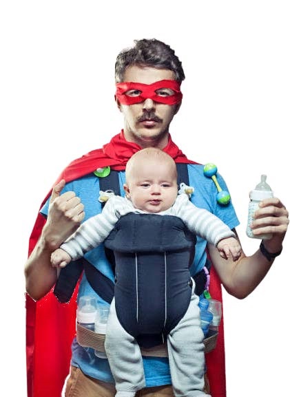 Image of dad with baby
